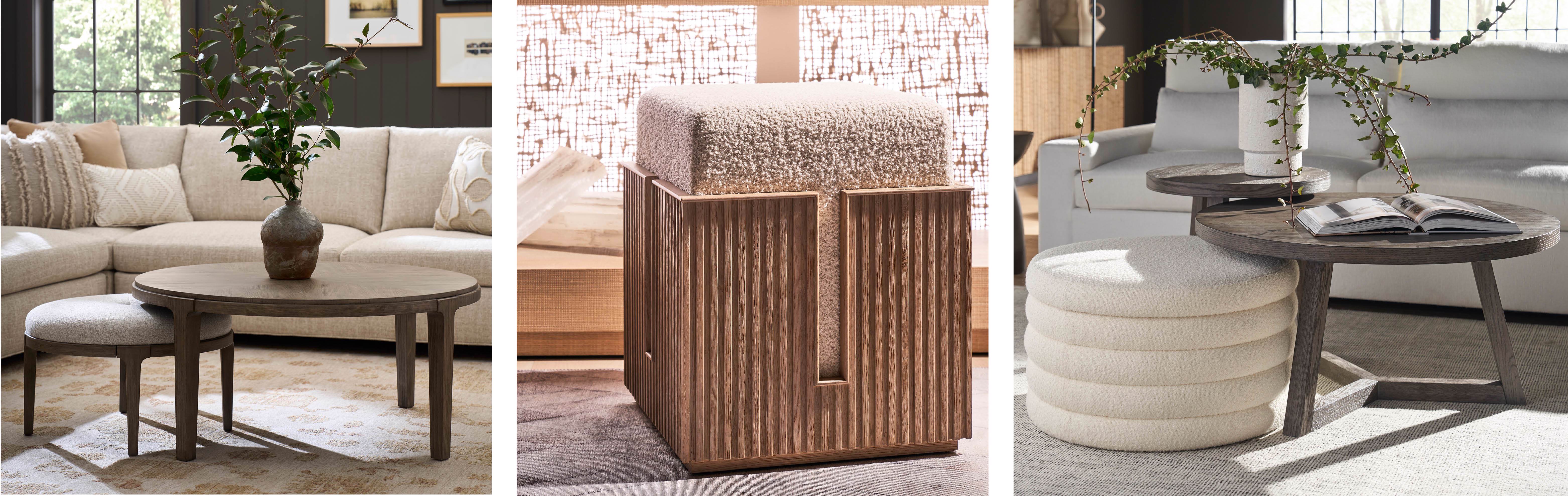 Category - Living Benches Ottomans & Stools